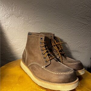 Brown Leather Eastland Men's Boots